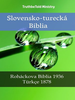cover image of Slovensko-turecká Biblia